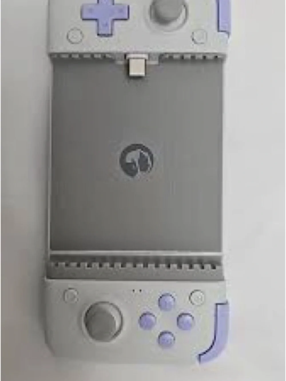 Gray Handheld Gaming Controller Attachment - Portable Mobile Controller